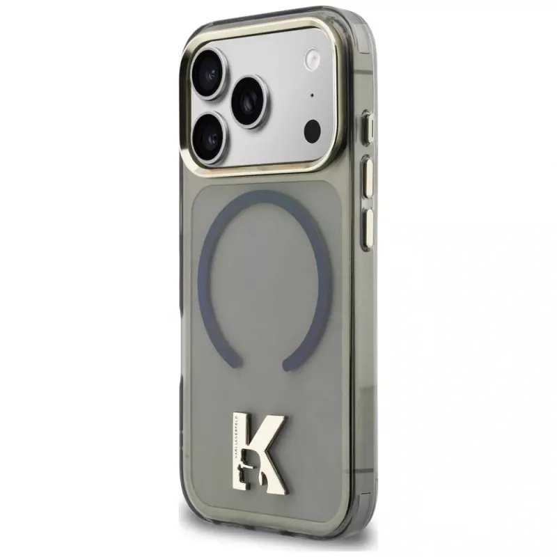 KARL LAGERFELD IML K Head Logo MagSafe Θήκη για Apple iPhone 17 Pro Max, Μαύρο