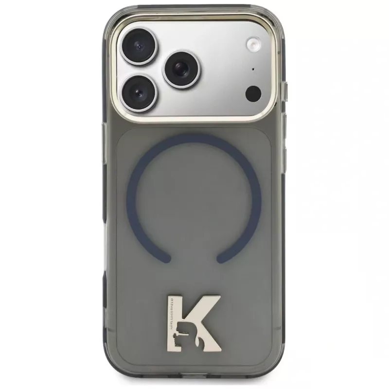 KARL LAGERFELD IML K Head Logo MagSafe Θήκη για Apple iPhone 17 Pro Max, Μαύρο