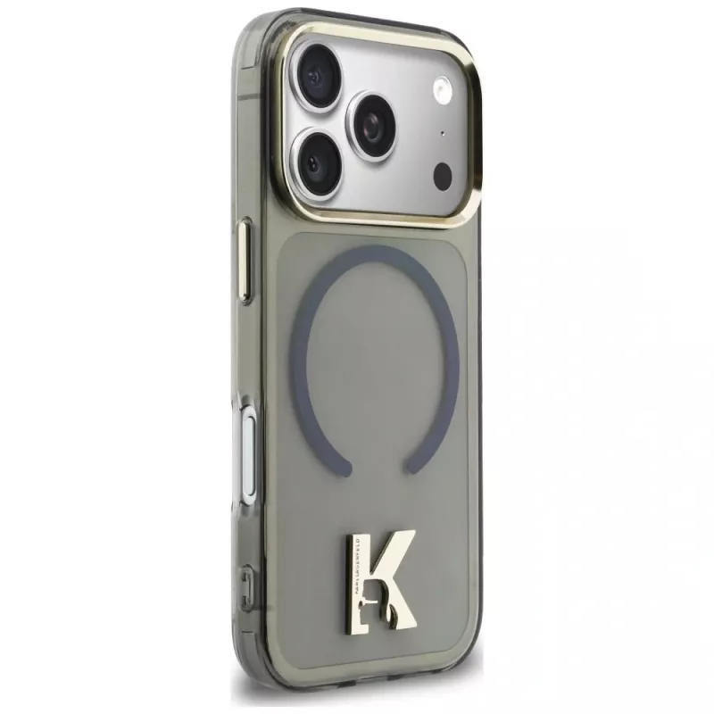 KARL LAGERFELD IML K Head Logo MagSafe Θήκη για Apple iPhone 17 Pro Max, Μαύρο