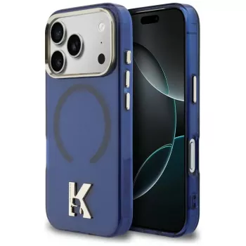 KARL LAGERFELD IML K Head Logo MagSafe Θήκη για Apple iPhone 17 Pro - Μπλε