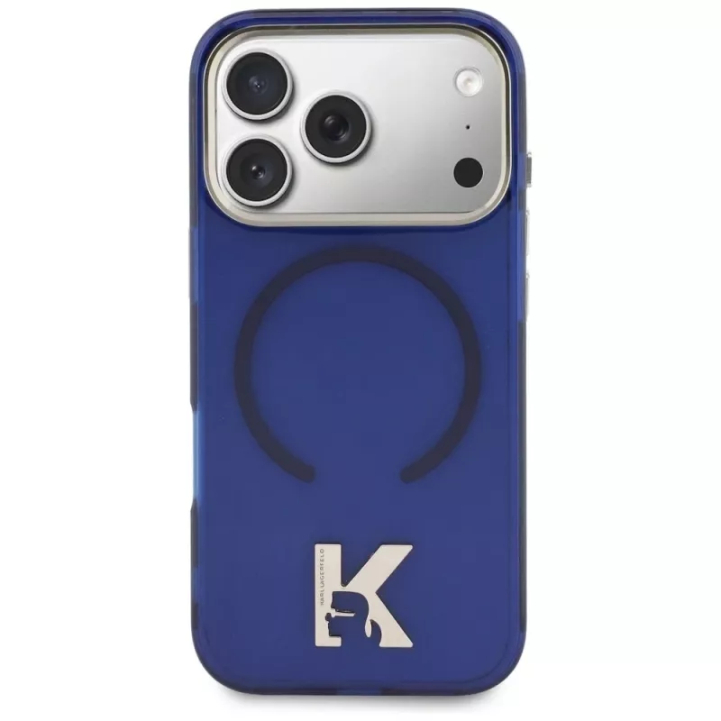 KARL LAGERFELD IML K Head Logo MagSafe Θήκη για Apple iPhone 17 Pro - Μπλε