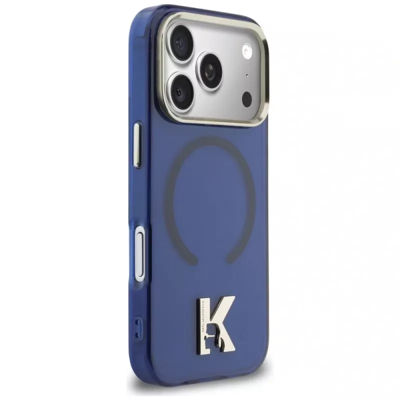 KARL LAGERFELD IML K Head Logo MagSafe Θήκη για Apple iPhone 17 Pro - Μπλε