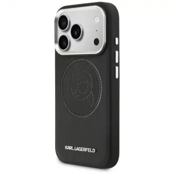 KARL LAGERFELD K Head Point Logo MagSafe Θήκη για Apple iPhone 17 Pro, Μαύρο