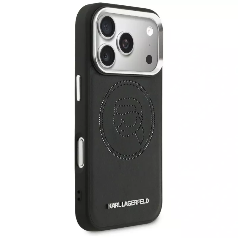 KARL LAGERFELD K Head Point Logo MagSafe Θήκη για Apple iPhone 17 Pro, Μαύρο