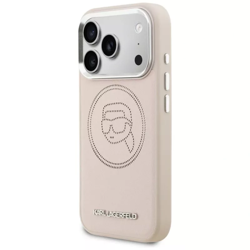 Karl Lagerfeld K Head Point Logo MagSafe Θήκη για Apple iPhone 17 Pro, Pink