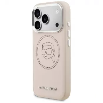 KARL LAGERFELD K Head Point Logo MagSafe Θήκη για iPhone 17 Pro Max Pink