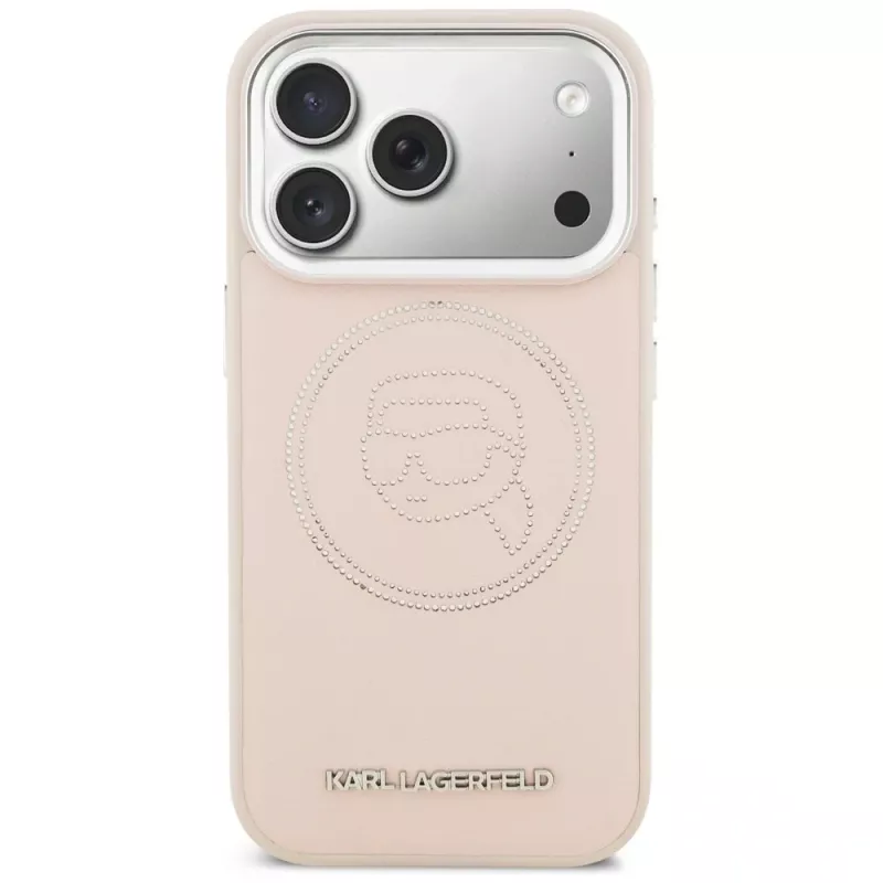 KARL LAGERFELD K Head Point Logo MagSafe Θήκη για iPhone 17 Pro Max Pink