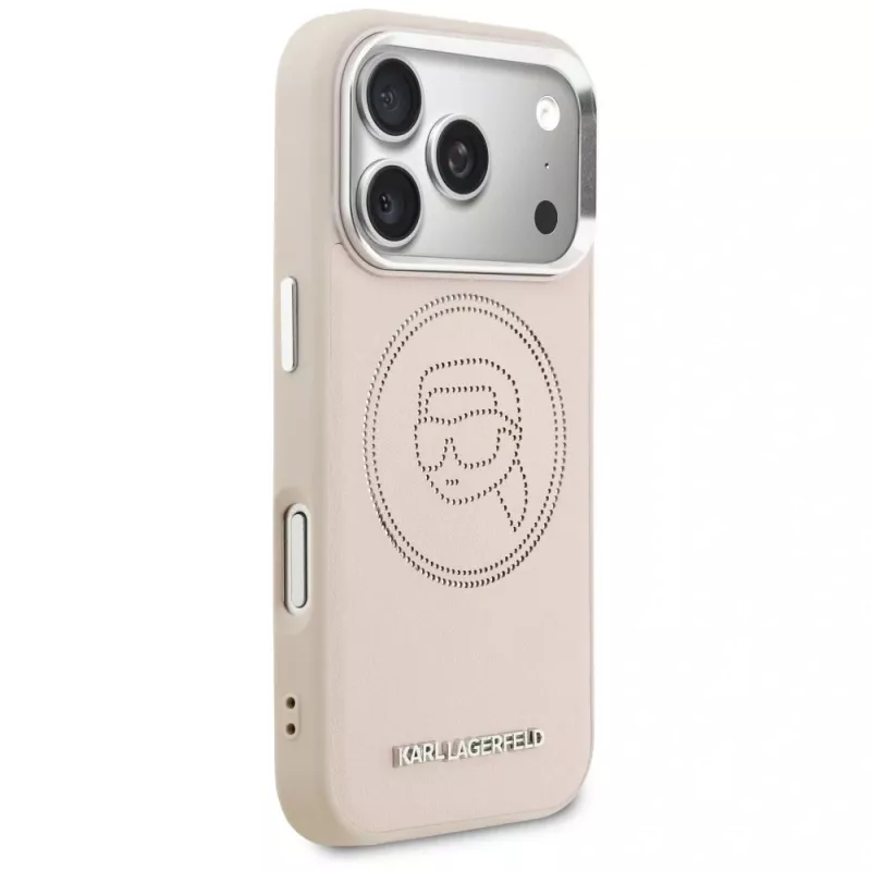KARL LAGERFELD K Head Point Logo MagSafe Θήκη για iPhone 17 Pro Max Pink