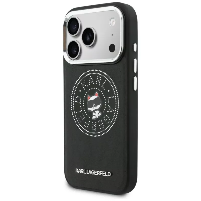 Karl Lagerfeld Point & ChoupetteSketch MagSafe Θήκη για iPhone 17 Pro, Μαύρο