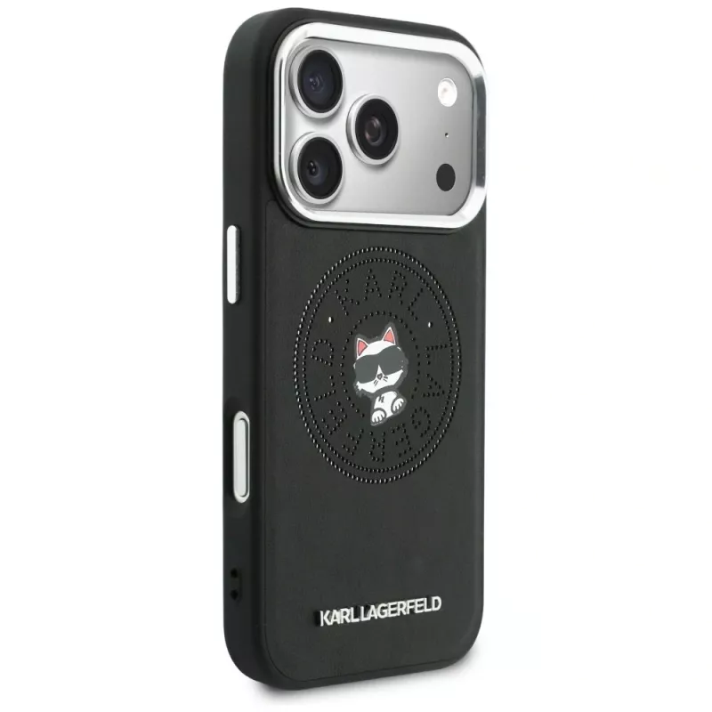 Karl Lagerfeld Point & ChoupetteSketch MagSafe Θήκη για iPhone 17 Pro, Μαύρο