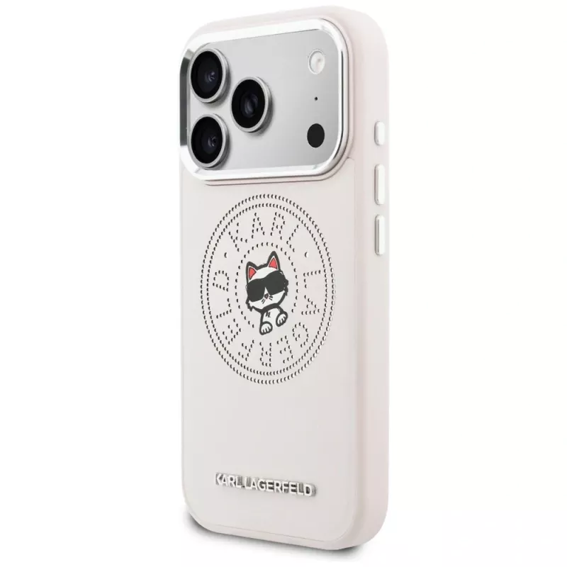 Karl Lagerfeld Point & ChoupetteSketch MagSafe Θήκη για Apple iPhone 17 Pro, Pink