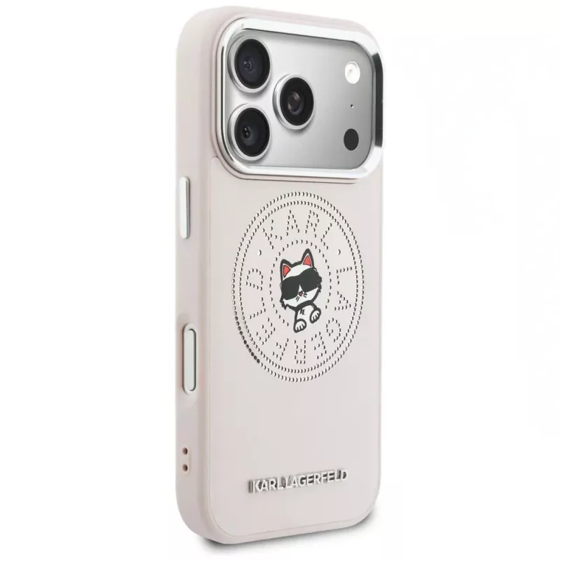 Karl Lagerfeld Point & ChoupetteSketch MagSafe Θήκη για Apple iPhone 17 Pro, Pink
