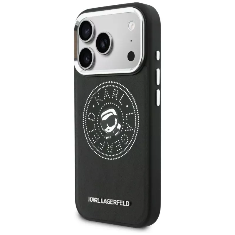 KARL LAGERFELD Point & Karl Sketch MagSafe Θήκη για iPhone 17 Pro Μαύρο