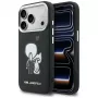 KARL LAGERFELD Karl & Choupette Back Logo MagSafe Θήκη για iPhone 17 Pro Μαύρο