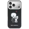 KARL LAGERFELD Karl & Choupette Back Logo MagSafe Θήκη για iPhone 17 Pro Max, Μαύρο
