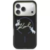 KARL LAGERFELD IML Choupettes KarlScript Logo MagSafe Θήκη για Apple iPhone 17 Pro, Μαύρο