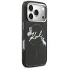 KARL LAGERFELD IML Choupettes KarlScript Logo MagSafe Θήκη για iPhone 17 Pro Max, Μαύρο