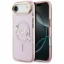 KARL LAGERFELD IML Choupettes KarlScript Logo MagSafe Θήκη για iPhone Air, Ροζ