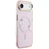 KARL LAGERFELD IML Choupettes KarlScript Logo MagSafe Θήκη για iPhone Air, Ροζ