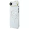 Karl Lagerfeld IML Choupettes KarlScript Logo MagSafe Θήκη για iPhone Air, Διάφανο