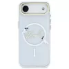 Karl Lagerfeld IML Choupettes KarlScript Logo MagSafe Θήκη για iPhone Air, Διάφανο
