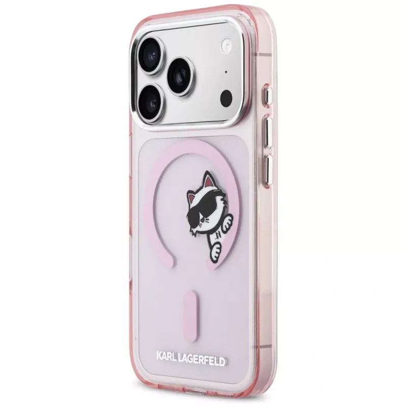 KARL LAGERFELD IML Peekaboo MagSafe Θήκη για Apple iPhone 17 Pro - Ροζ