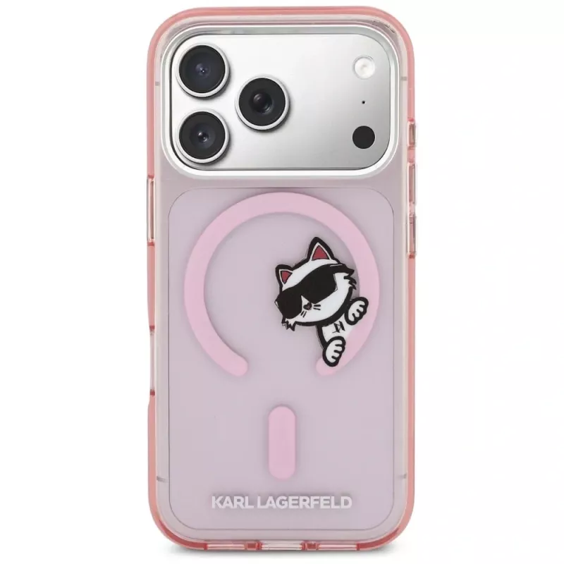 KARL LAGERFELD IML Peekaboo MagSafe Θήκη για Apple iPhone 17 Pro - Ροζ