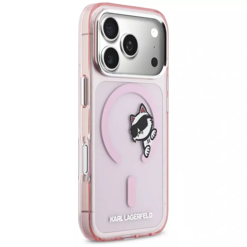 KARL LAGERFELD IML Peekaboo MagSafe Θήκη για Apple iPhone 17 Pro - Ροζ