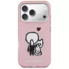 KARL LAGERFELD Karl & Choupette Back MagSafe Θήκη για iPhone 17 Pro Ροζ
