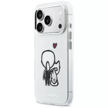 Karl Lagerfeld Karl & Choupette Back MagSafe Θήκη για iPhone 17 Pro, Διάφανο
