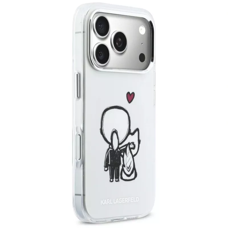 Karl Lagerfeld Karl & Choupette Back MagSafe Θήκη για iPhone 17 Pro Max, Διάφανο