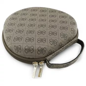 Guess Carry Box Θήκη Ακουστικών Καφέ