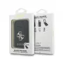 Guess 4G Stand & Mirror MagSafe Πορτοφόλι με Καθρέφτη, Μαύρο