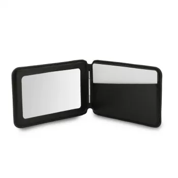 Guess 4G Stand & Mirror MagSafe Πορτοφόλι με Καθρέφτη, Μαύρο