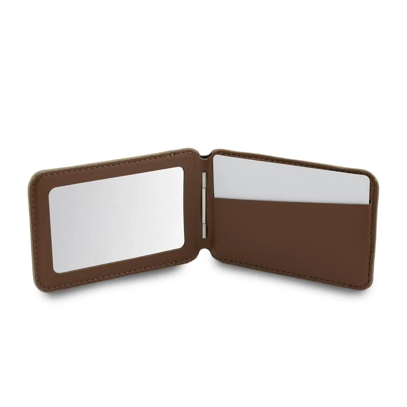Guess 4G Stand & Mirror MagSafe Πορτοφόλι με Καθρέφτη, Καφέ