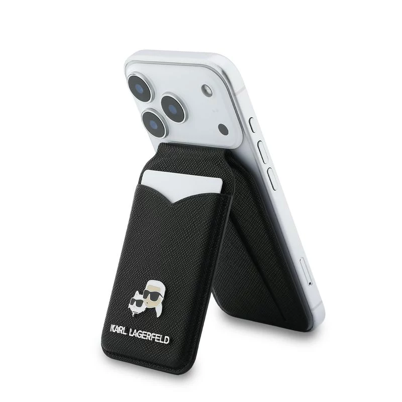 Karl Lagerfeld Stand Mirror MagSafe Πορτοφόλι Μαύρο