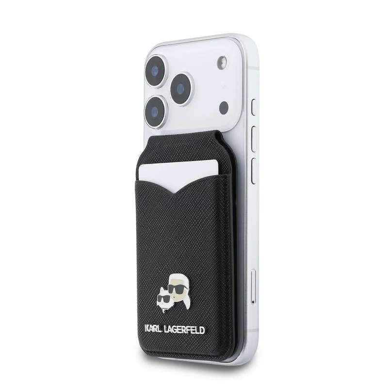 Karl Lagerfeld Stand Mirror MagSafe Πορτοφόλι Μαύρο