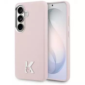 Karl Lagerfeld K Metal Logo MagSafe Θήκη για Samsung Galaxy S26, Ροζ