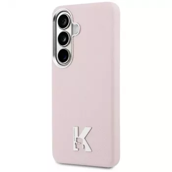 Karl Lagerfeld K Metal Logo MagSafe Θήκη για Samsung Galaxy S26, Ροζ
