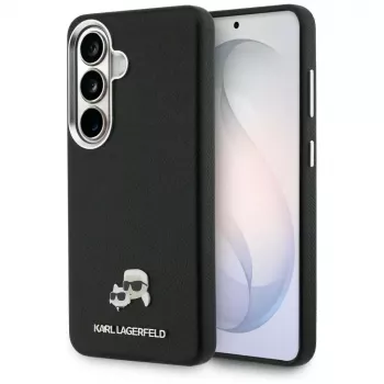 Karl Lagerfeld Saffiano KC Metal Logo MagSafe Θήκη για Samsung Galaxy S26, Μαύρο
