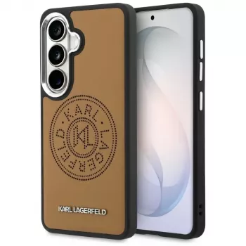 KARL LAGERFELD Perforated KLMagSafe Θήκη για Samsung Galaxy S26+ Καφέ