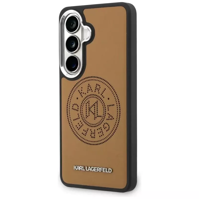 KARL LAGERFELD Perforated KLMagSafe Θήκη για Samsung Galaxy S26+ Καφέ
