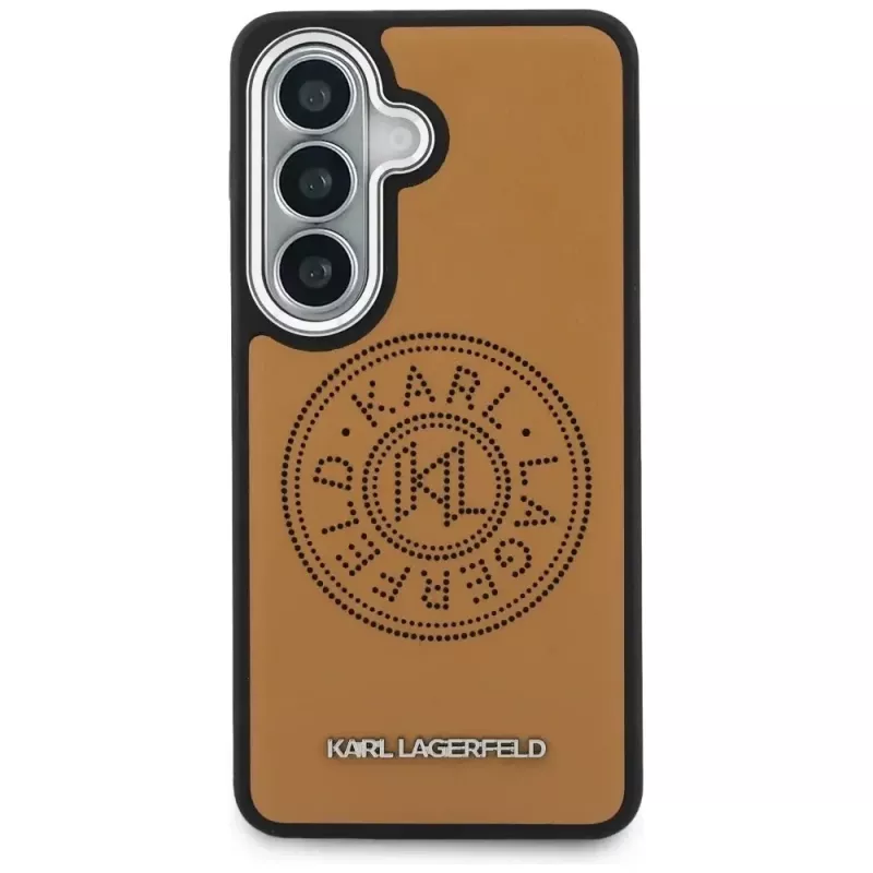 KARL LAGERFELD Perforated KLMagSafe Θήκη για Samsung Galaxy S26+ Καφέ