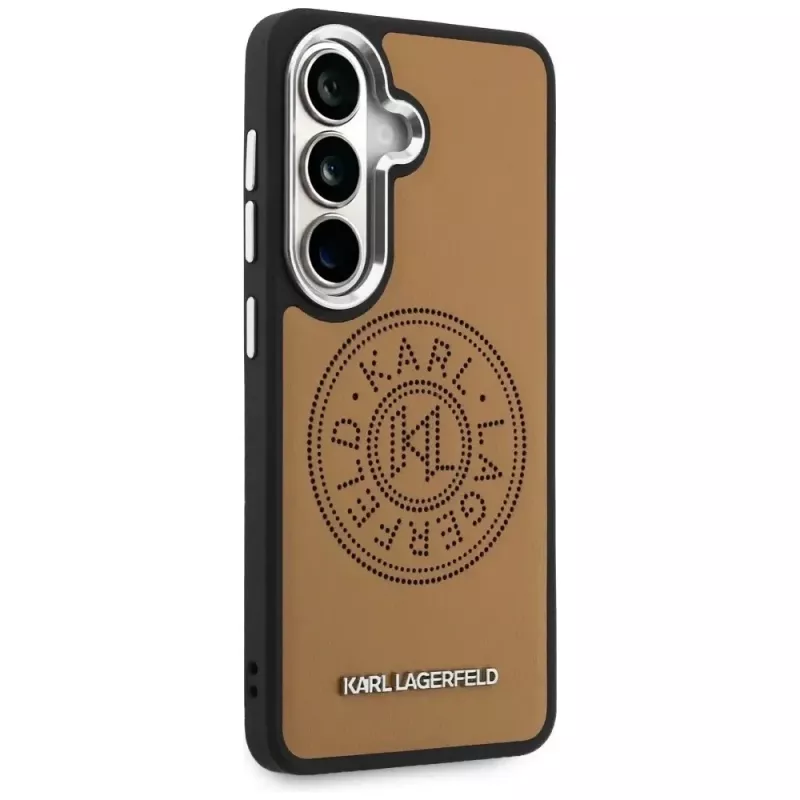 KARL LAGERFELD Perforated KLMagSafe Θήκη για Samsung Galaxy S26+ Καφέ