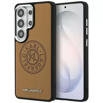 KARL LAGERFELD Perforated KLMagSafe Θήκη για Samsung Galaxy S26 Ultra - Καφέ