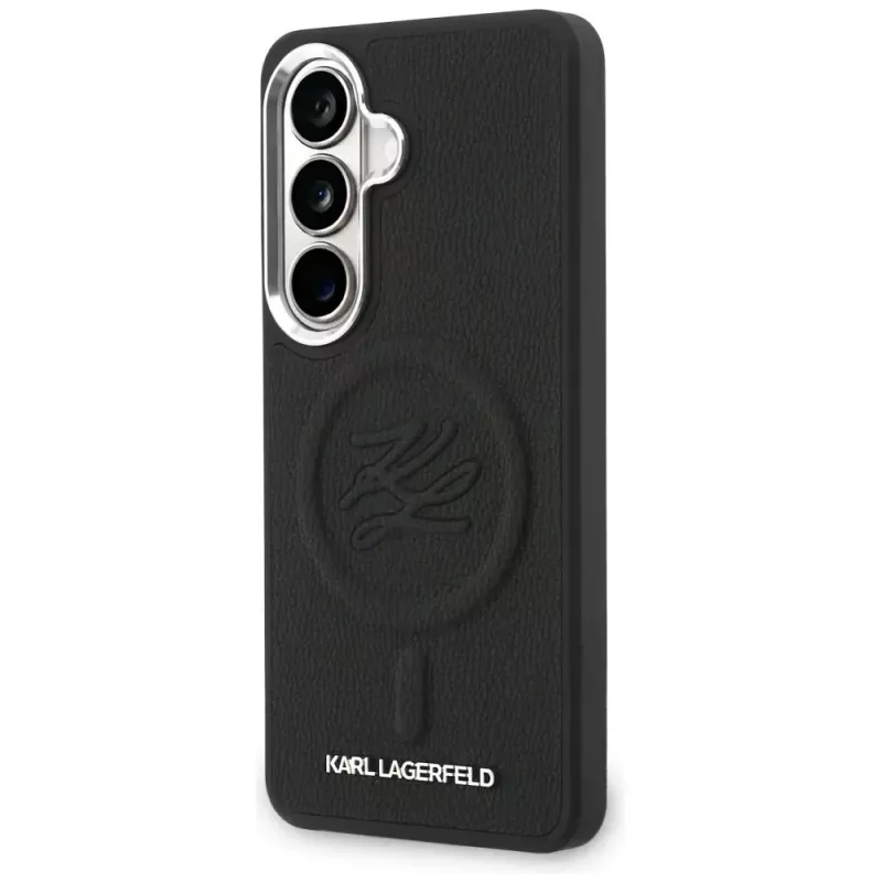 Karl Lagerfeld Embossed Ring Initials MagSafe Θήκη για Samsung Galaxy S26+ Μαύρο