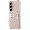 Karl Lagerfeld IML KC Script MagSafe Θήκη για Samsung Galaxy S26, Ροζ