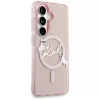 Karl Lagerfeld IML KC Script MagSafe Θήκη για Samsung Galaxy S26, Ροζ