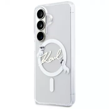KARL LAGERFELD IML KC Script MagSafe Θήκη για Samsung Galaxy S26+ Διάφανο