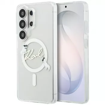 Karl Lagerfeld IML KC Script MagSafe Θήκη για Samsung Galaxy S26 Ultra (Διάφανο)